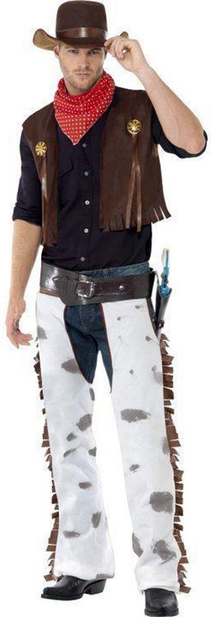 Wild West cowboy kostuum | Verkleedkleding heren maat M (48-50)